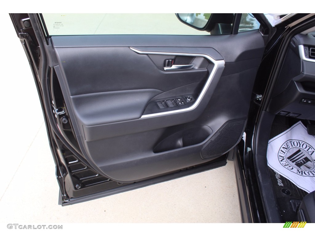 2021 RAV4 XLE - Midnight Black Metallic / Black photo #9