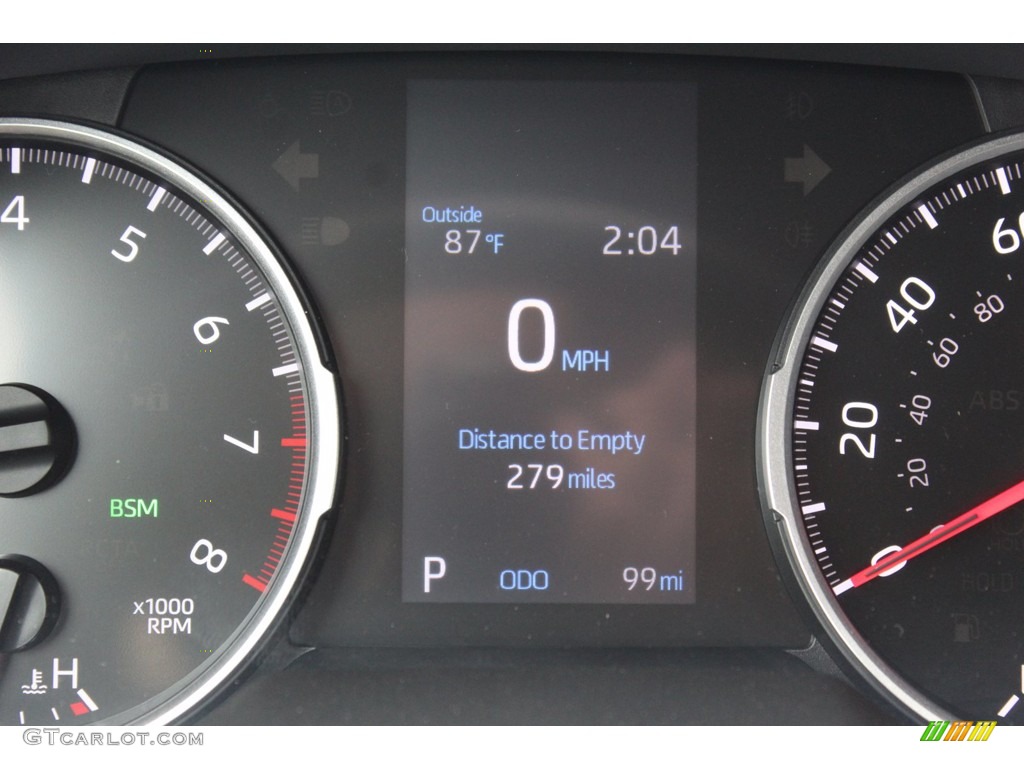 2021 RAV4 XLE - Midnight Black Metallic / Black photo #14