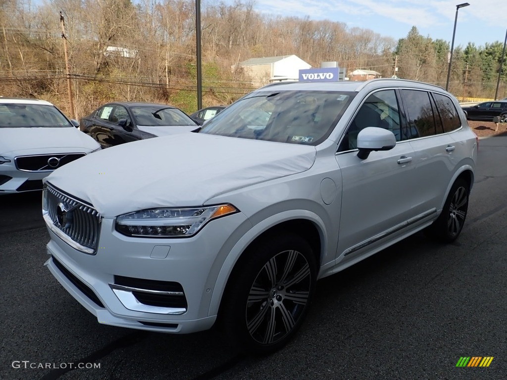 Crystal White Metallic 2021 Volvo XC90 T8 eAWD Inscription Plug-in Hybrid Exterior Photo #140271155