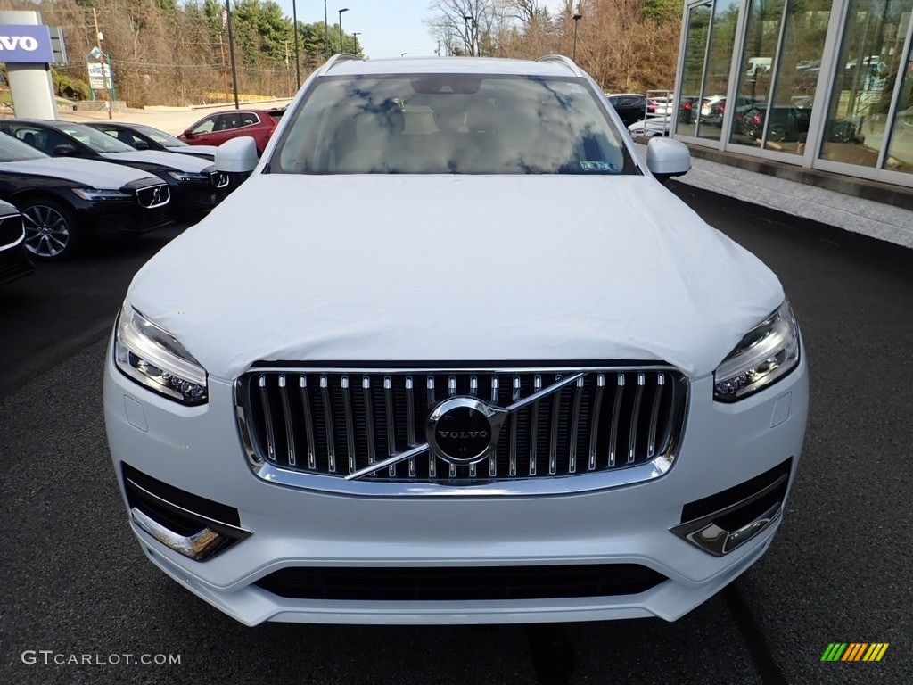 Crystal White Metallic 2021 Volvo XC90 T8 eAWD Inscription Plug-in Hybrid Exterior Photo #140271181