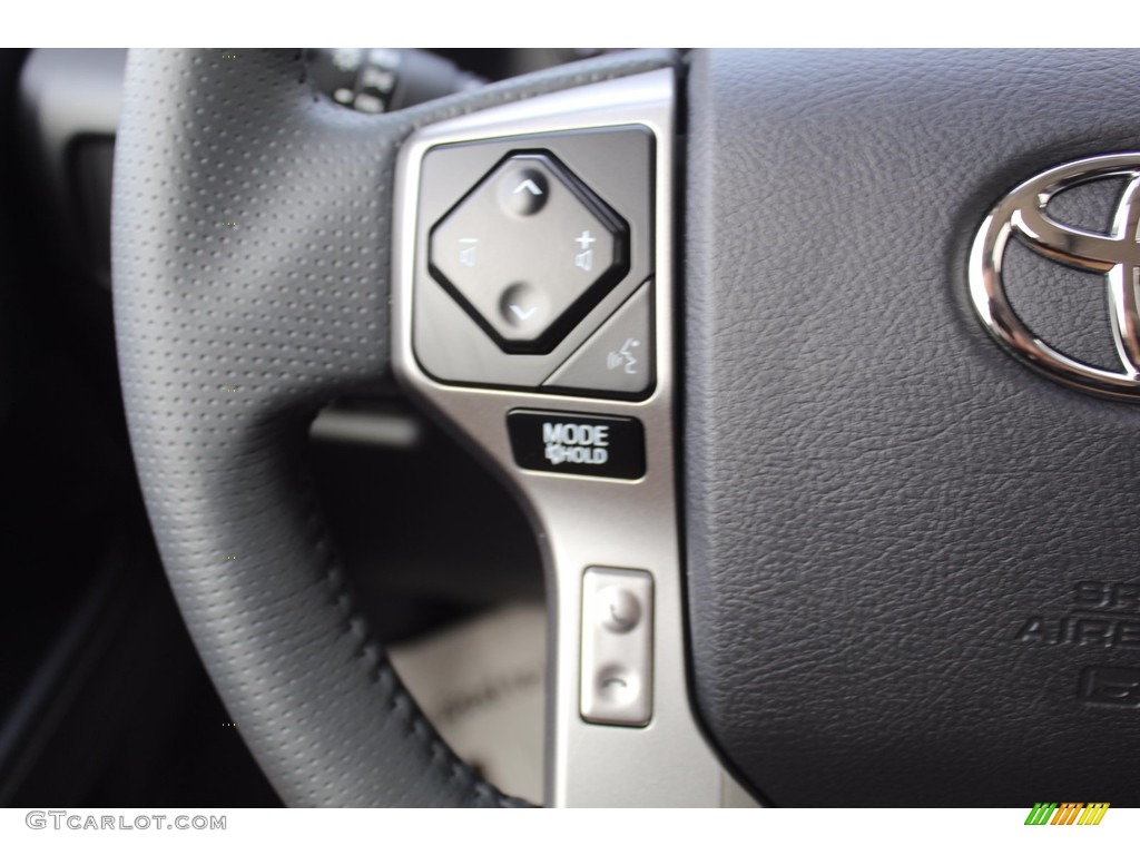 2021 Toyota 4Runner SR5 Premium Black/Graphite Steering Wheel Photo #140271548