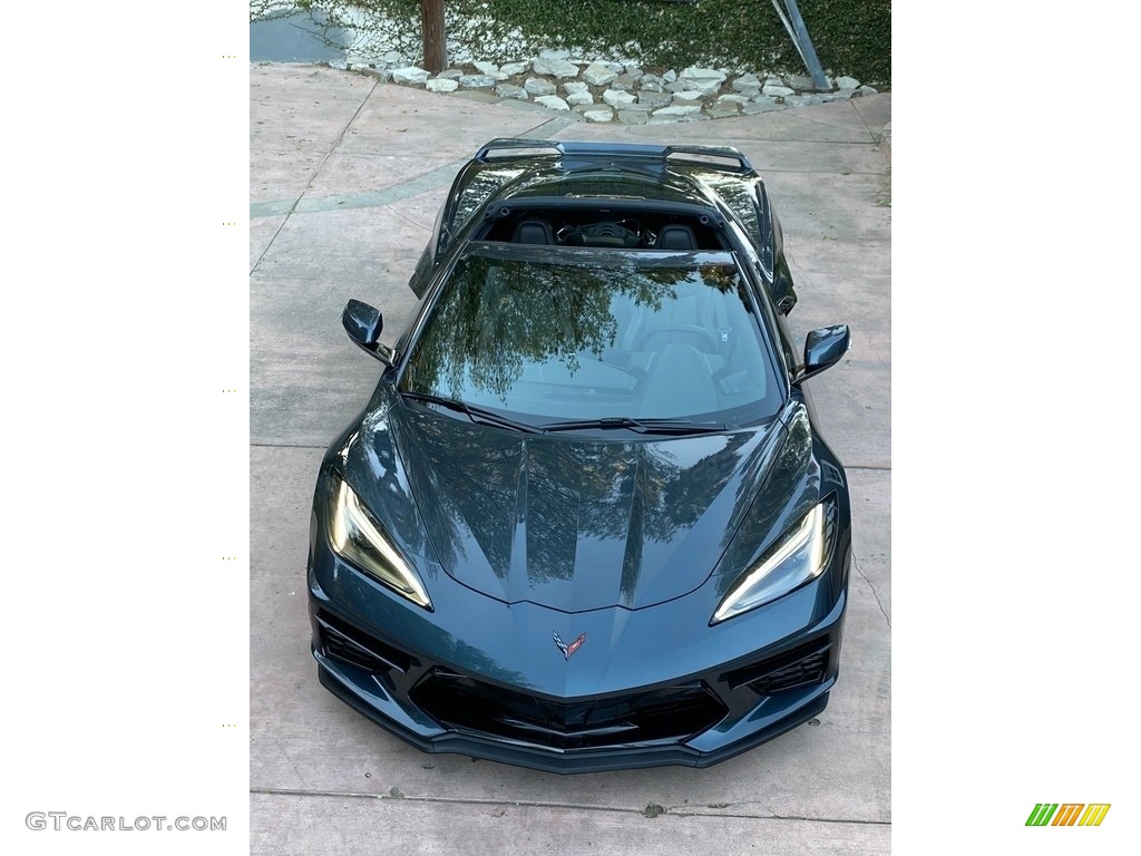 2020 Corvette Stingray Coupe - Shadow Gray Metallic / Jet Black photo #2
