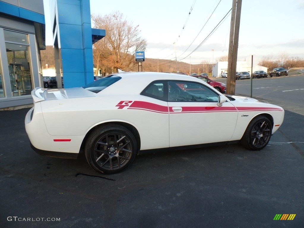 2016 Challenger R/T Plus - Bright White / Black/Ruby Red photo #7