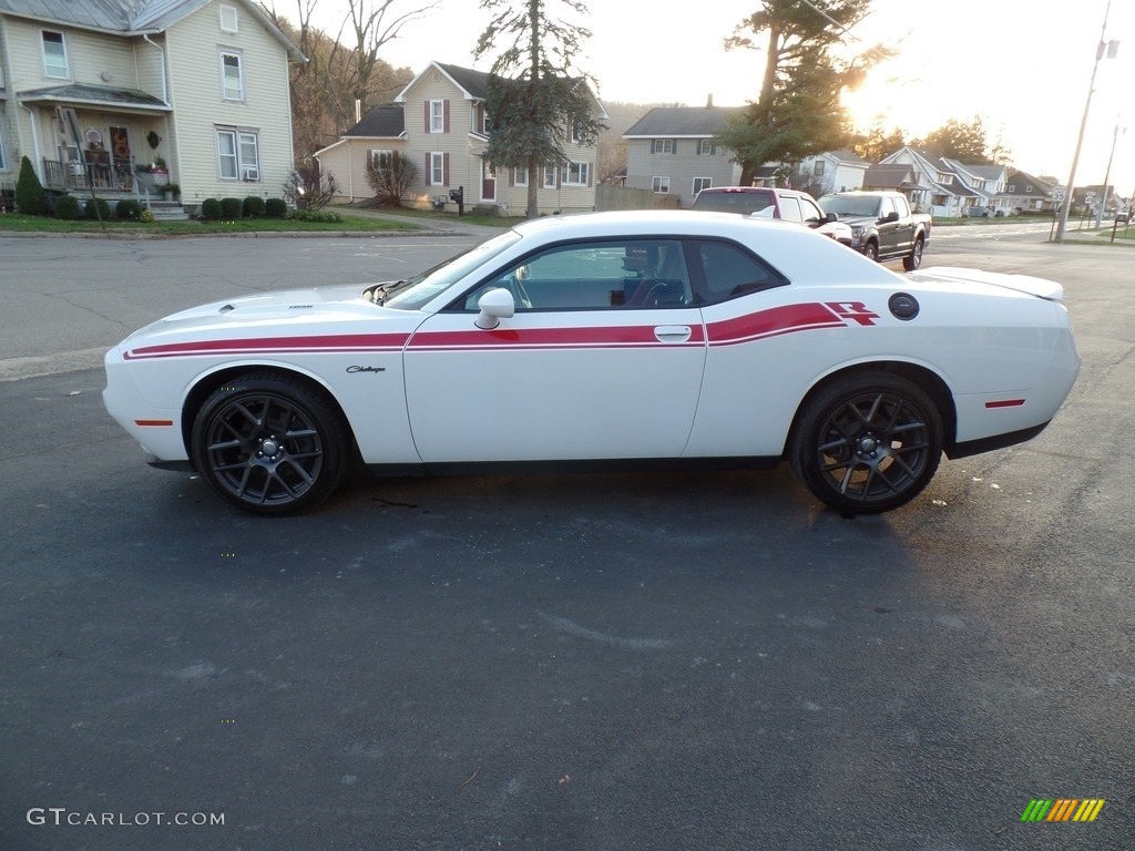 2016 Challenger R/T Plus - Bright White / Black/Ruby Red photo #11