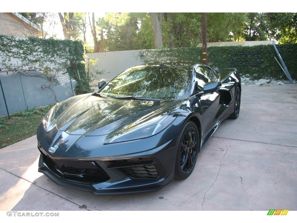 2020 Corvette Stingray Coupe - Shadow Gray Metallic / Jet Black photo #35