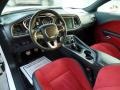 Black/Ruby Red 2016 Dodge Challenger R/T Plus Interior Color