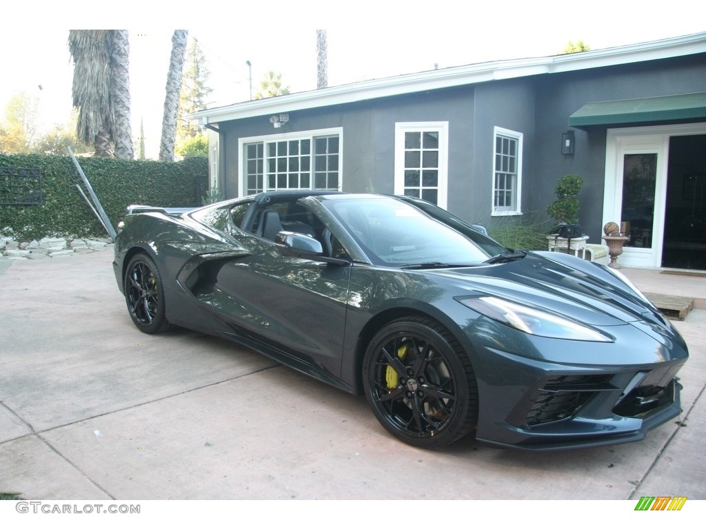 2020 Corvette Stingray Coupe - Shadow Gray Metallic / Jet Black photo #70