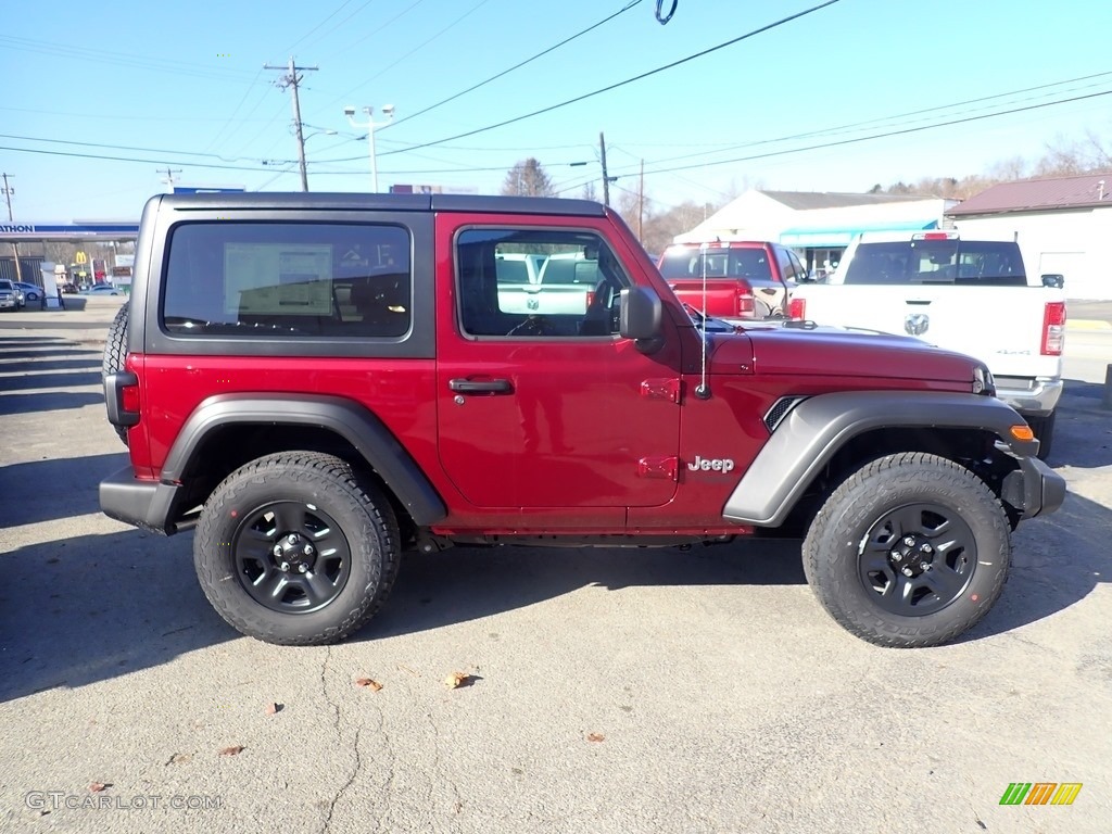 Snazzberry Pearl 2021 Jeep Wrangler Sport 4x4 Exterior Photo #140273357