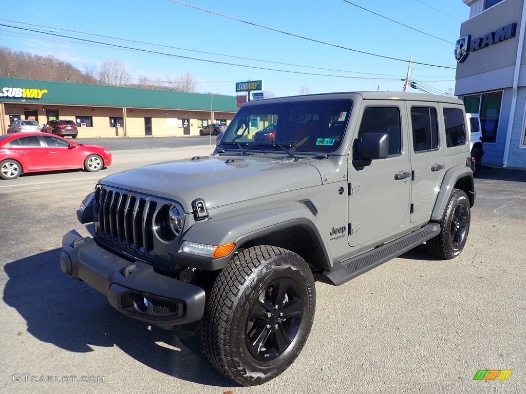 2021 Wrangler Unlimited Sahara Altitude 4x4 - Sting-Gray / Black photo #1