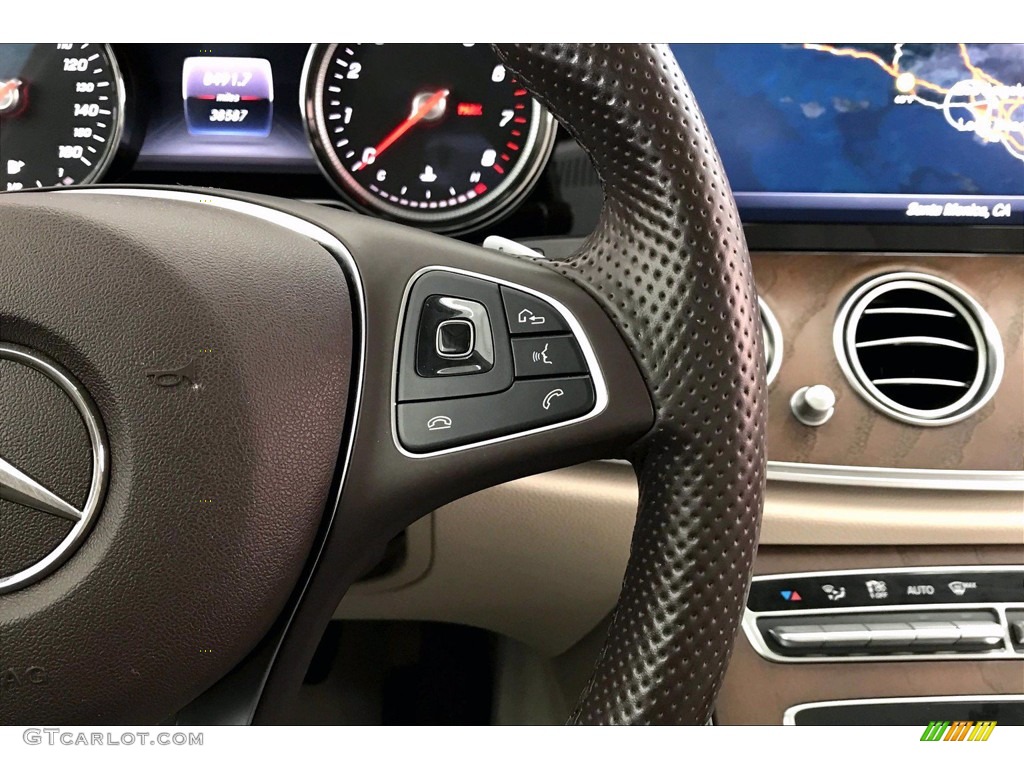 2018 E 300 Sedan - Lunar Blue Metallic / Macchiato Beige/Espresso Brown photo #22