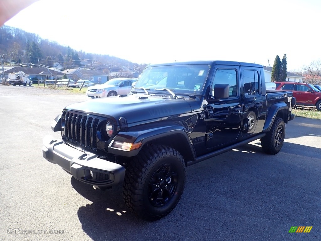 2021 Gladiator Willys 4x4 - Black / Black photo #1
