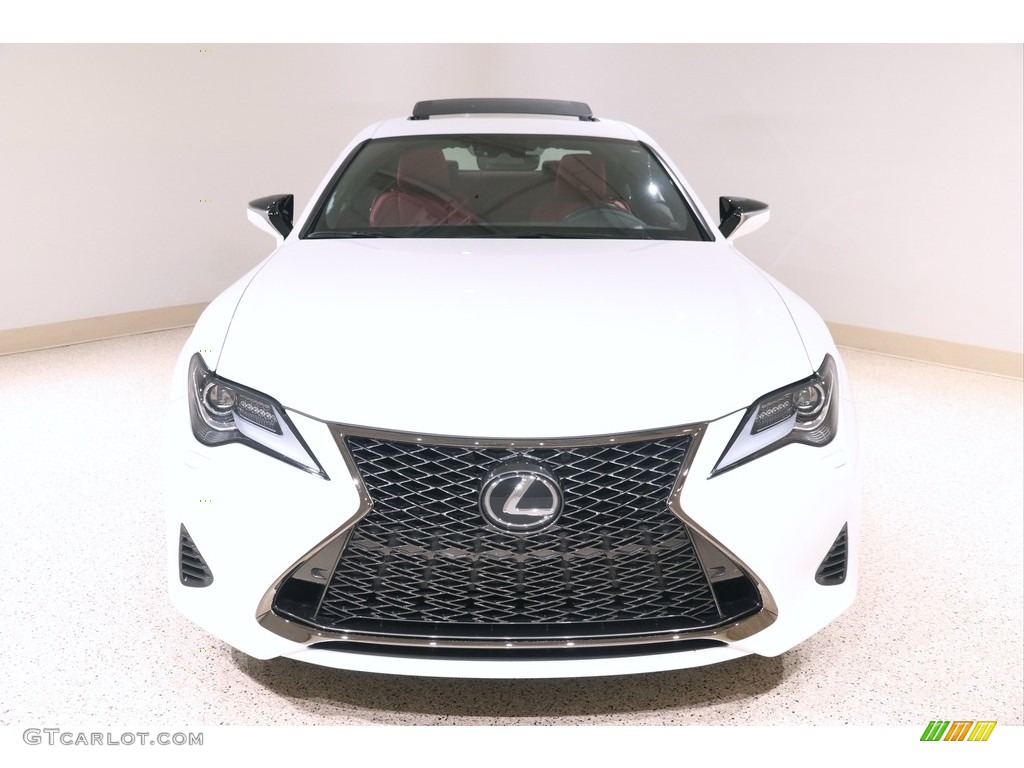 2019 RC 350 F Sport AWD - Ultra White / Circuit Red photo #2