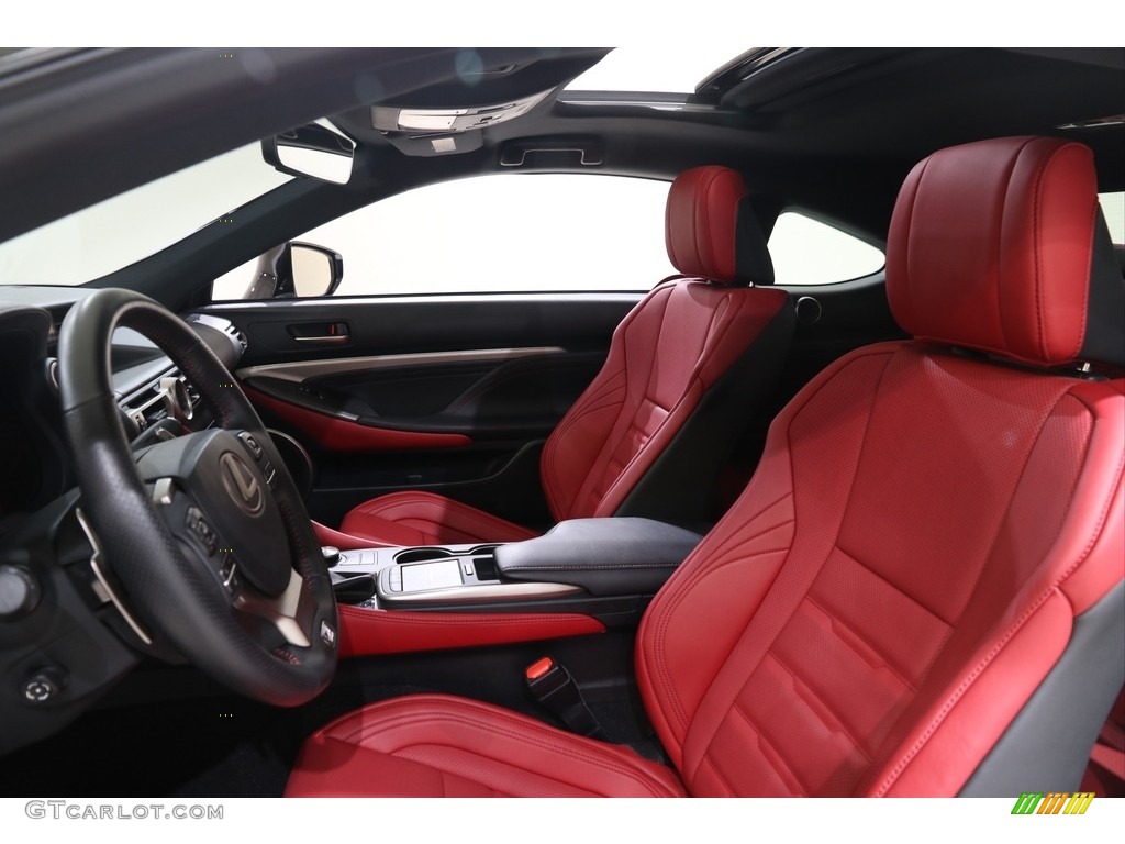 2019 RC 350 F Sport AWD - Ultra White / Circuit Red photo #7