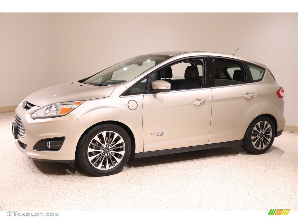 White Gold 2017 Ford C-Max Energi Titanium Exterior Photo #140274509