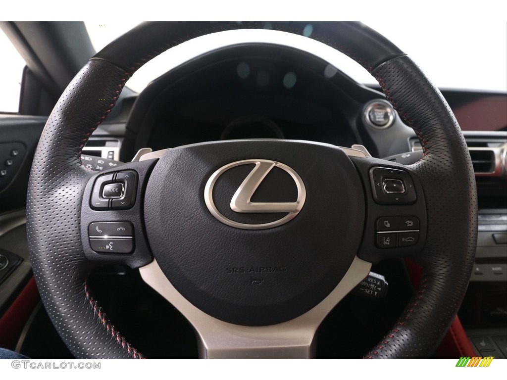 2019 RC 350 F Sport AWD - Ultra White / Circuit Red photo #9
