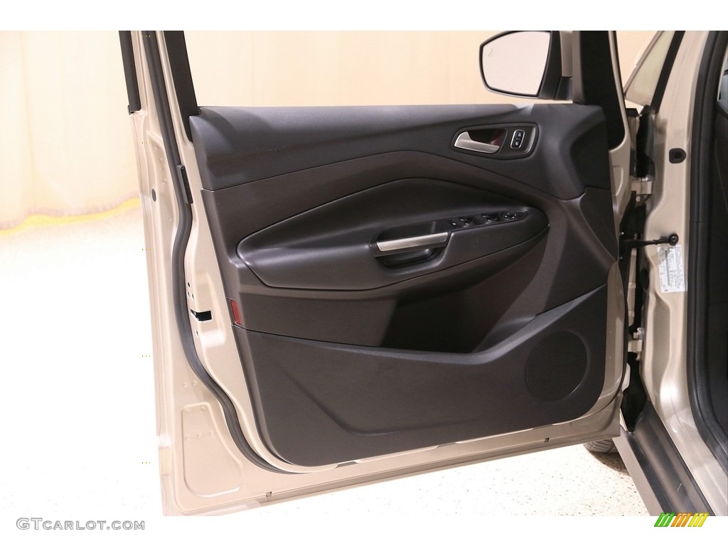 2017 Ford C-Max Energi Titanium Charcoal Black Door Panel Photo #140274575