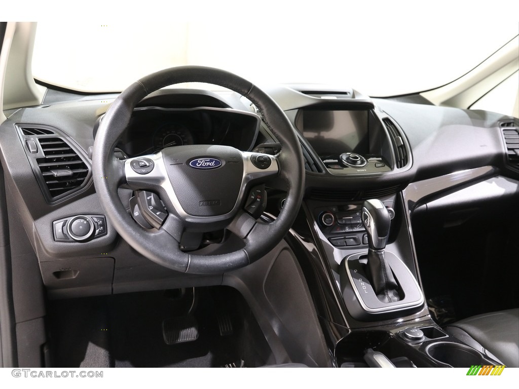 2017 Ford C-Max Energi Titanium Charcoal Black Dashboard Photo #140274620