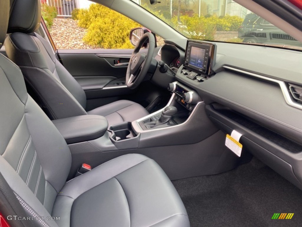 2021 Toyota RAV4 XLE Premium AWD Black Dashboard Photo #140274842