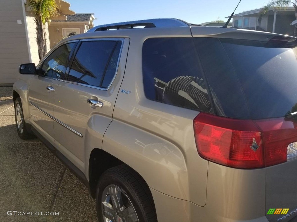 2012 Terrain SLT AWD - Gold Mist Metallic / Brownstone photo #16