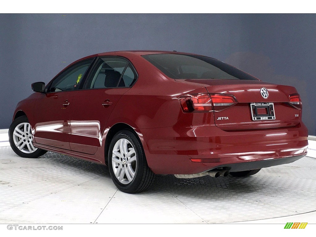 2018 Jetta S - Cardinal Red Metallic / Black/Palladium Gray photo #10