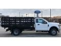 2020 Oxford White Ford F350 Super Duty XL Regular Cab 4x4 Chassis Stake Truck  photo #5