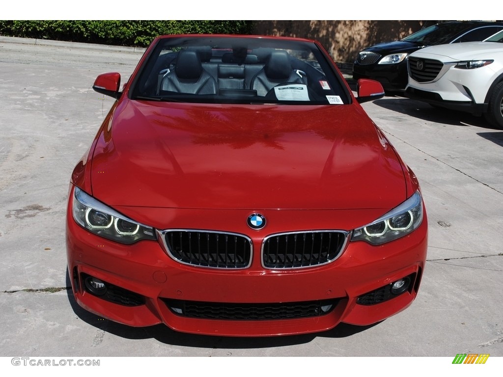 2018 4 Series 430i Convertible - Melbourne Red Metallic / Black photo #3