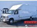 Oxford White 2016 Ford E-Series Van E450 Cutaway Commercial Moving Truck