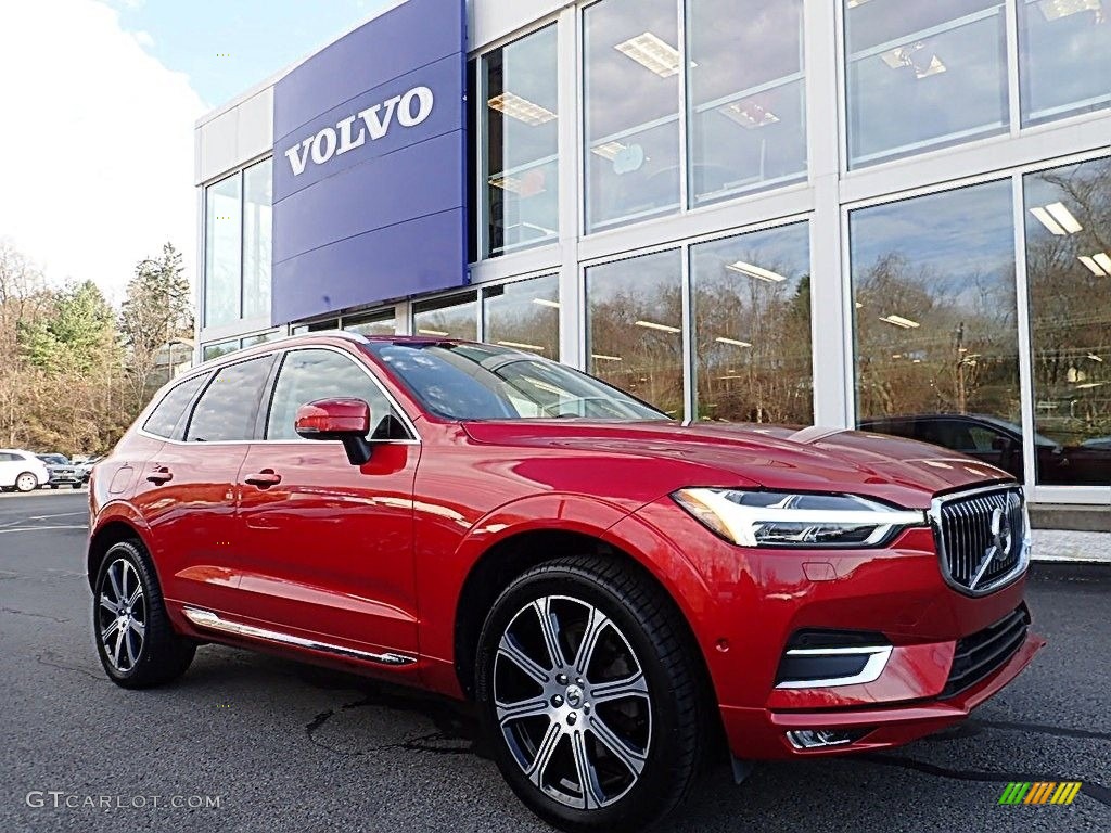 Passion Red 2018 Volvo XC60 T6 AWD Inscription Exterior Photo #140278843