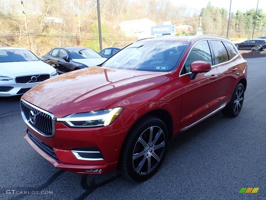 2018 XC60 T6 AWD Inscription - Passion Red / Blonde photo #8