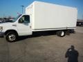 Oxford White - E-Series Van E350 Cutaway Commercial Moving Truck Photo No. 2