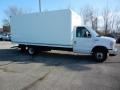Oxford White - E-Series Van E350 Cutaway Commercial Moving Truck Photo No. 3