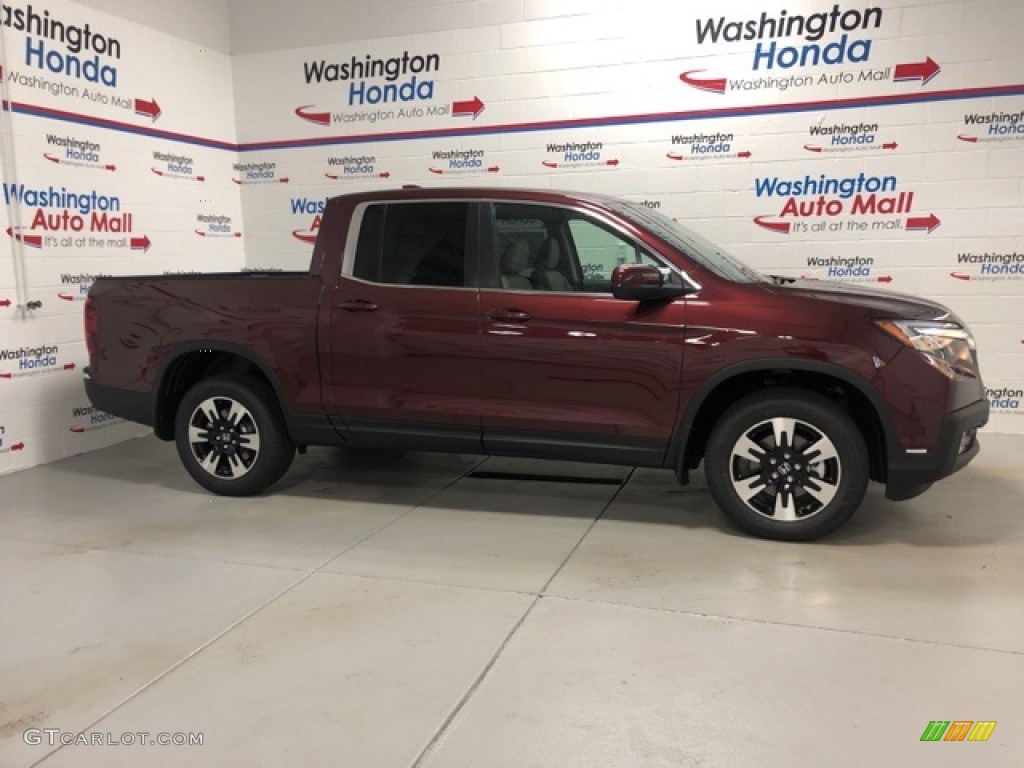2020 Ridgeline RTL AWD - Deep Scarlet Pearl / Beige photo #1