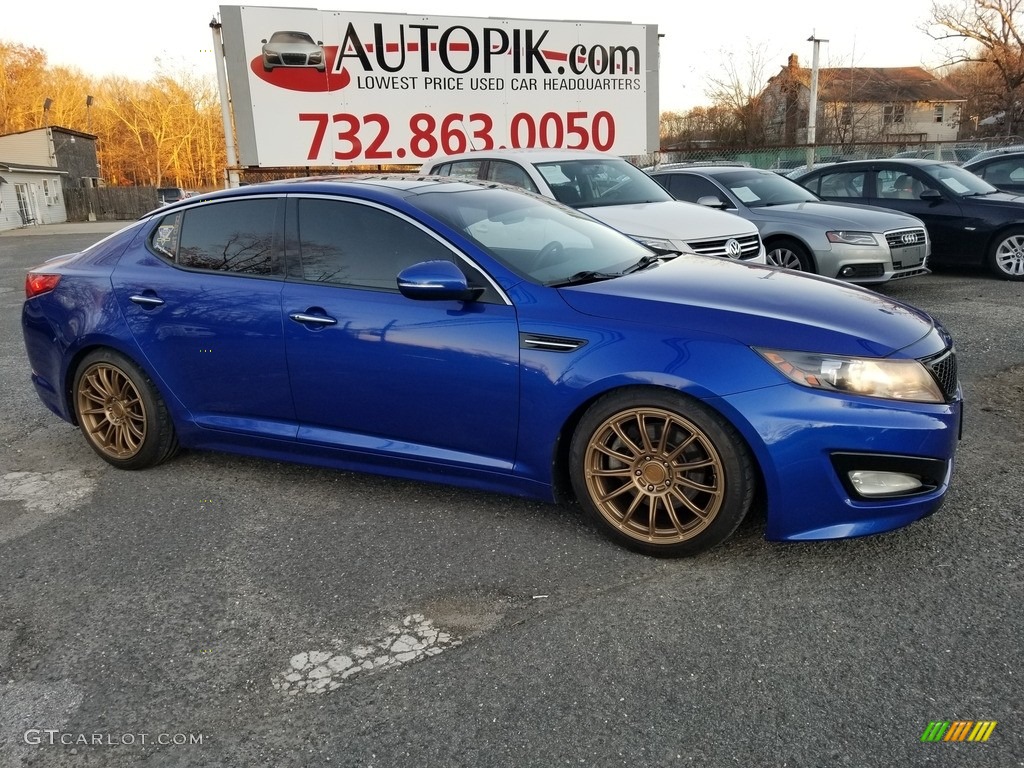 2012 Optima SX - Corsa Blue / Black photo #2