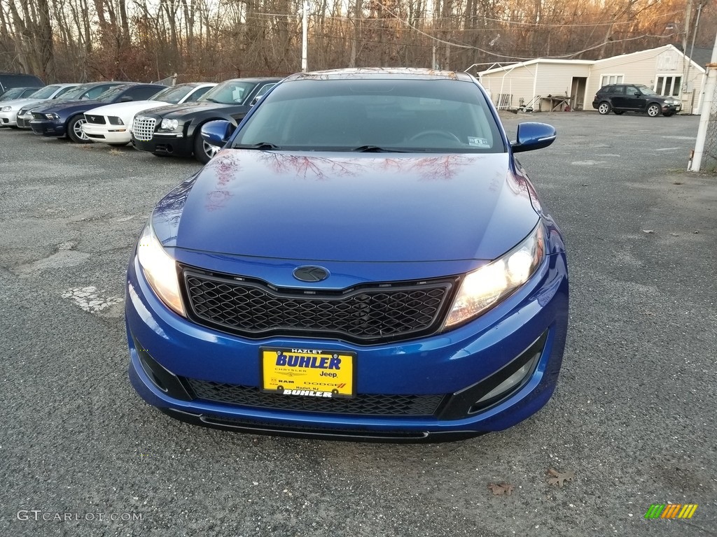 2012 Optima SX - Corsa Blue / Black photo #8