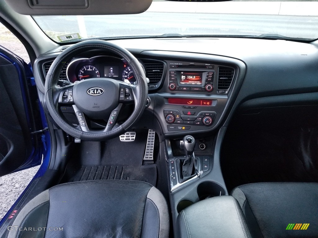 2012 Optima SX - Corsa Blue / Black photo #12