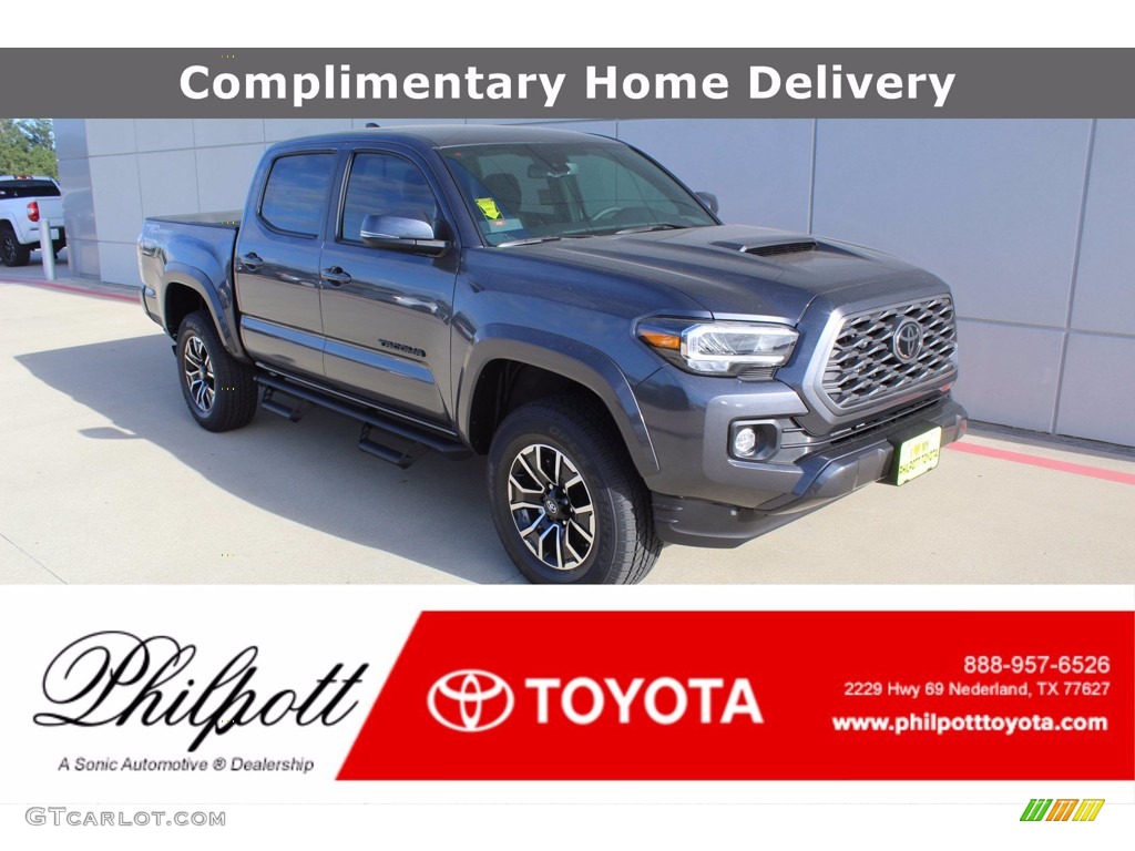2021 Tacoma TRD Sport Double Cab - Magnetic Gray Metallic / Cement photo #1