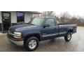 Indigo Blue Metallic 2000 Chevrolet Silverado 2500 LS Regular Cab 4x4