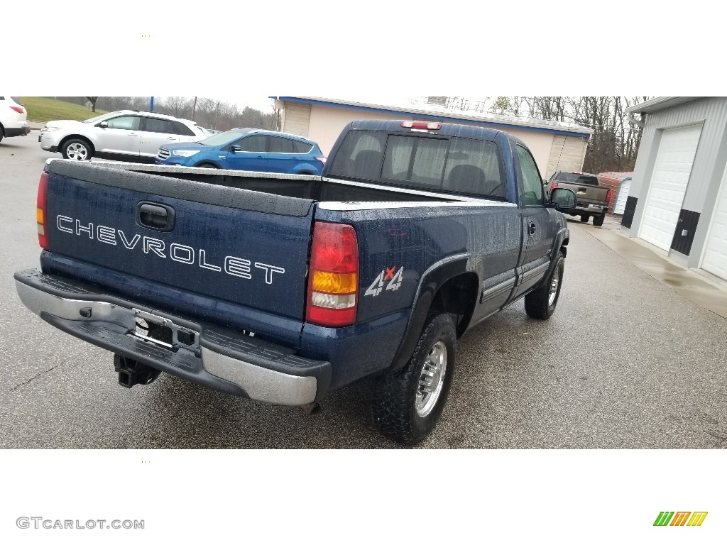 2000 Silverado 2500 LS Regular Cab 4x4 - Indigo Blue Metallic / Graphite photo #5