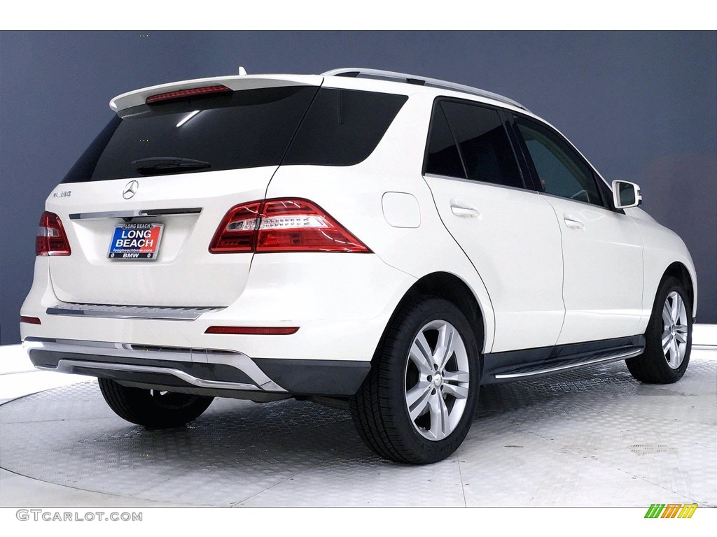 2013 ML 350 4Matic - Arctic White / Almond Beige photo #13