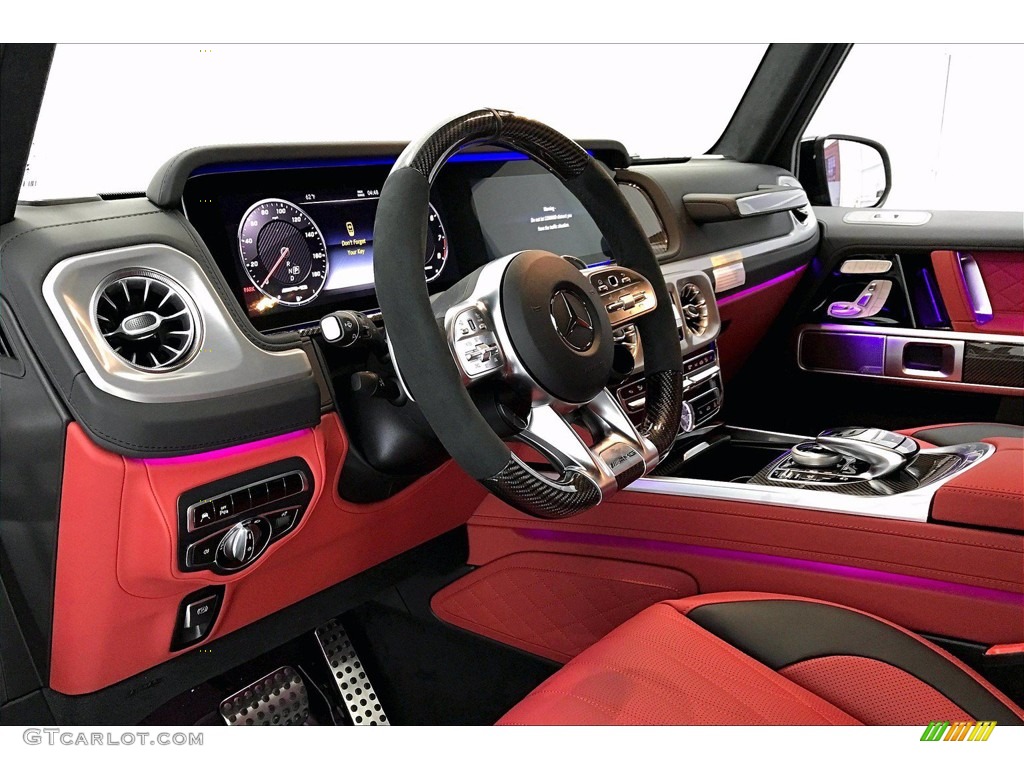 designo Classic Red/Black Interior 2021 Mercedes-Benz G 63 AMG Photo #140283318