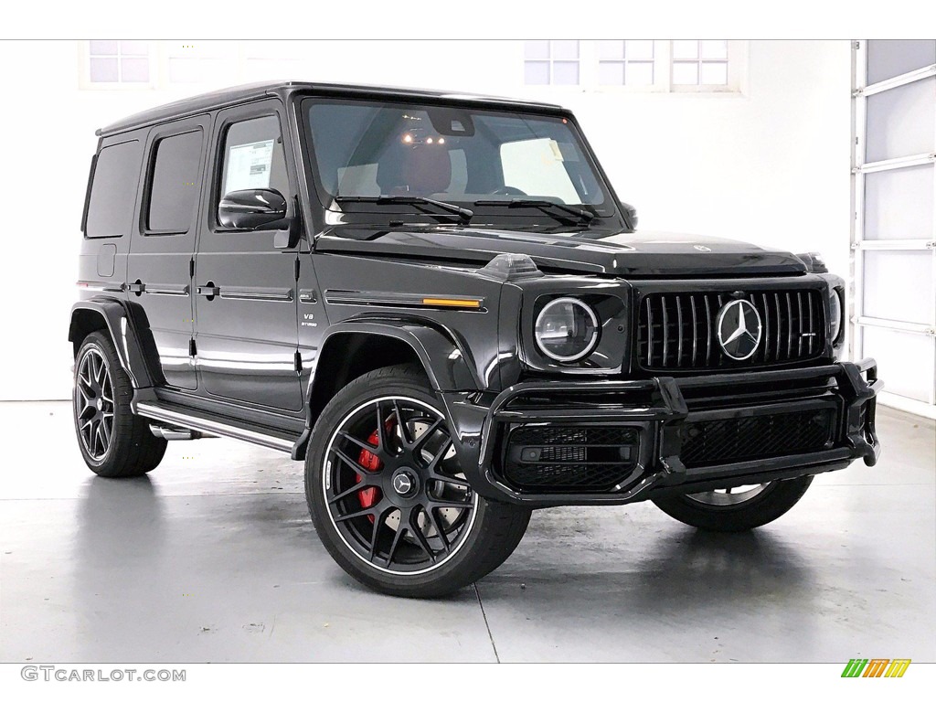 Obsidian Black Metallic 2021 Mercedes-Benz G 63 AMG Exterior Photo #140283501