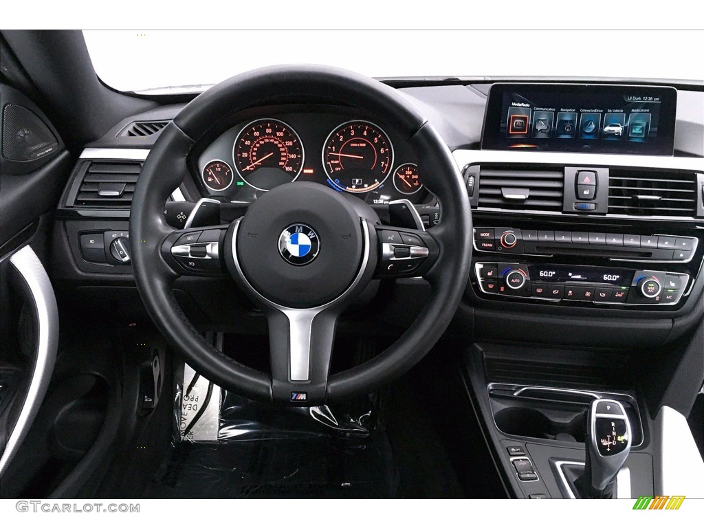 2017 BMW 4 Series 440i Coupe Black Dashboard Photo #140283768
