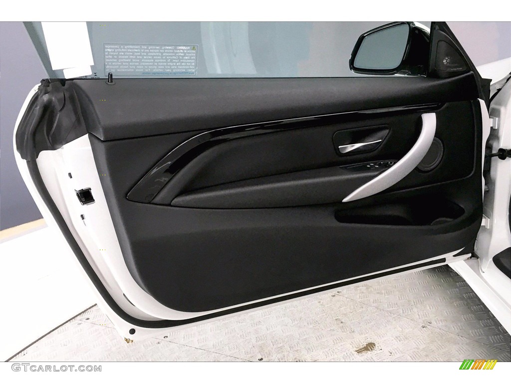 2017 BMW 4 Series 440i Coupe Black Door Panel Photo #140284212