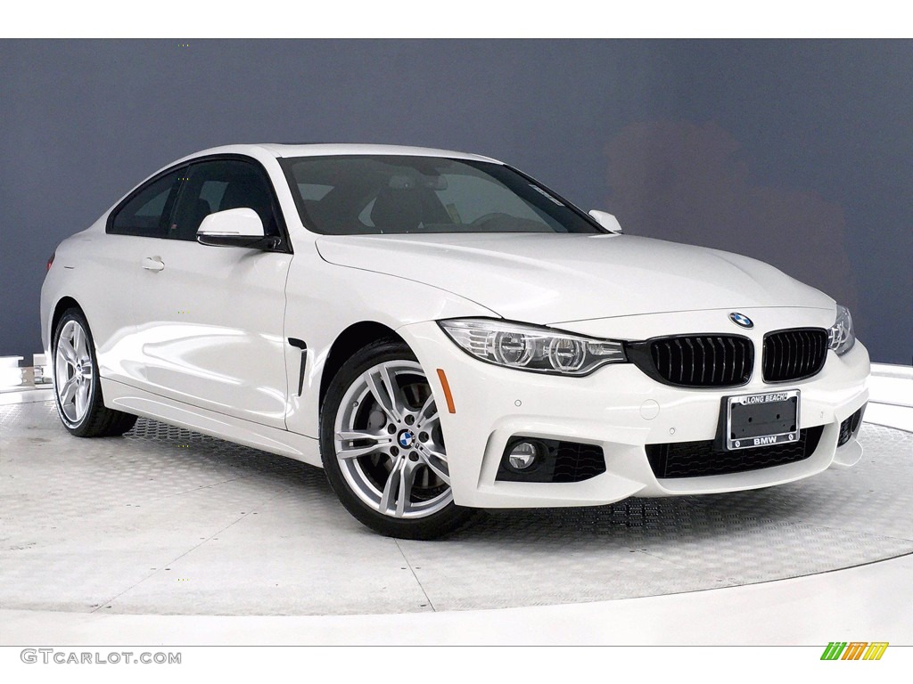 2017 4 Series 440i Coupe - Alpine White / Black photo #36