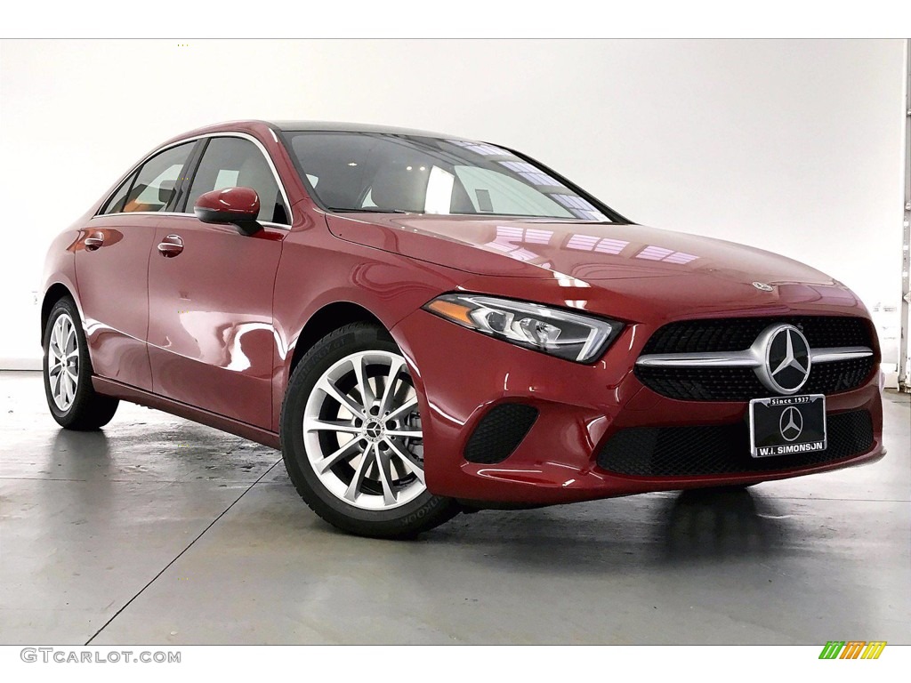 2021 A 220 Sedan - Patagonia Red Metallic / Macchiato Beige photo #12