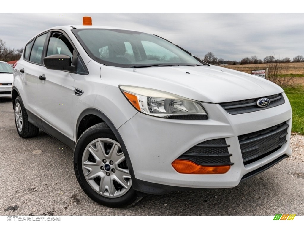 2013 Escape S - Oxford White / Charcoal Black photo #1