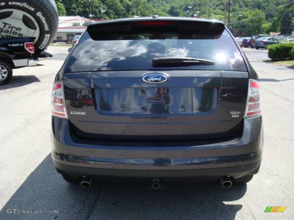 2007 Edge SEL Plus AWD - Carbon Metallic / Charcoal Black photo #3