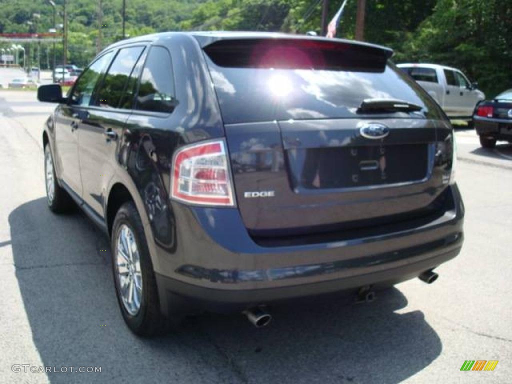 2007 Edge SEL Plus AWD - Carbon Metallic / Charcoal Black photo #4