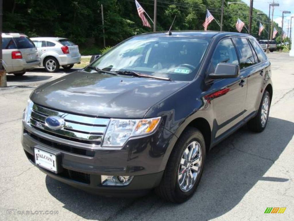 2007 Edge SEL Plus AWD - Carbon Metallic / Charcoal Black photo #5