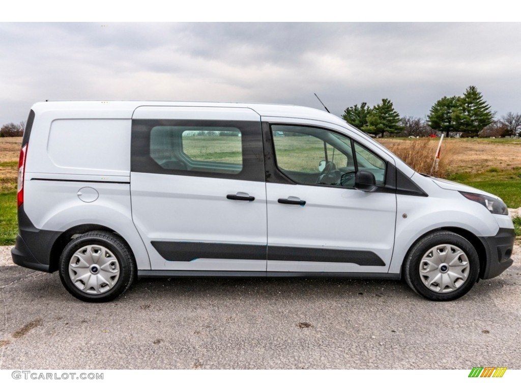 Frozen White 2014 Ford Transit Connect XL Van Exterior Photo #140287684